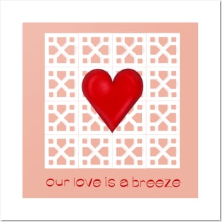 Our Love is a Breeze Posters and Art